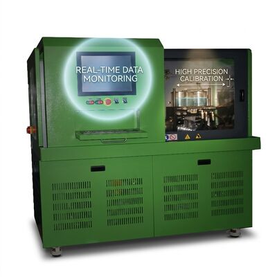 CRB-D1500 Banco de prueba de bomba de ferrocarril común con ventilador de trabajo pesado de enfriamiento 50.000+ horas de funcionamiento y control PLC simplificado