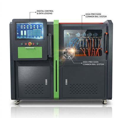 Banco de pruebas de bomba Common Rail CRB-I2000 con presión de prueba máxima de 2500 bar, certificación CE ISO 9001 y sistema de control por PC industrial
