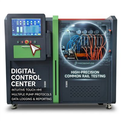 CRB-A1800 Banco de ensayo de bomba de tren común de alta precisión con servoconducción de control de circuito cerrado y presión máxima de ensayo de 2500 bar