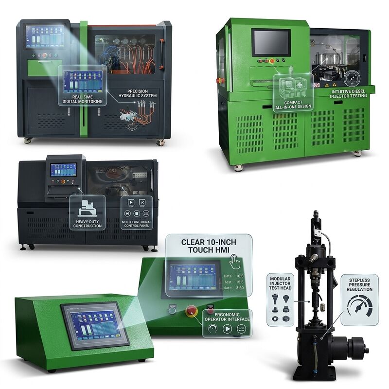 Banco de pruebas universal de bombas diésel CRP-Multi 4 en 1 con VFD de 15Kw y rango de presión de 2500 bar